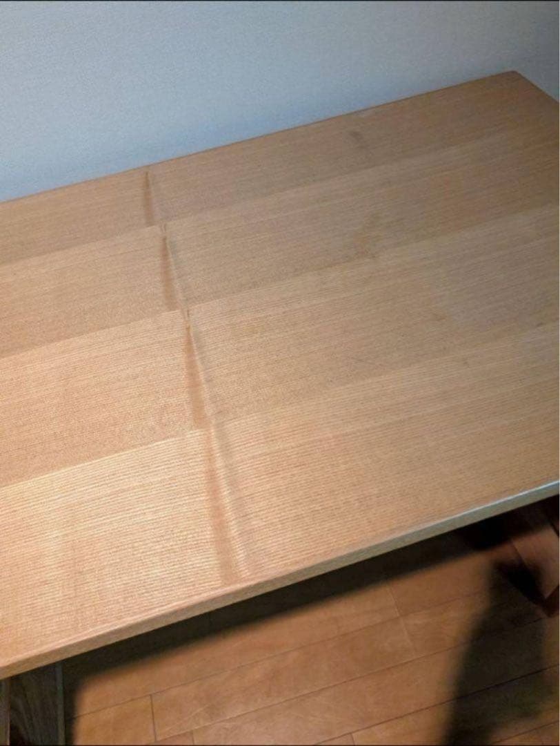 ■送料込■木下家具 北欧 リム 木製デスク 学習机 事務机 無垢材 タモ