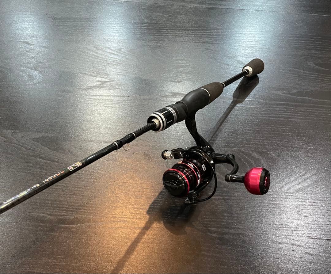 6点アジングセット・2ピースロッド（180㌢）&リール・ダイワ月下美人ワーム