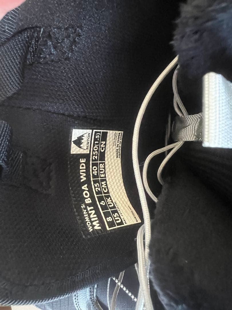 BURTON mint ブラック スノーボードブーツ