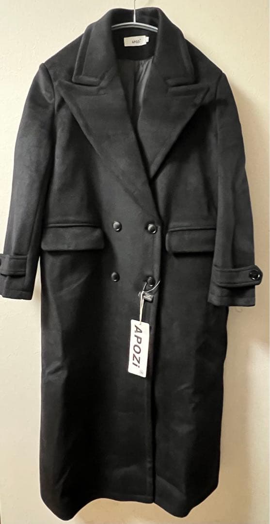 APOZi collection ダブルスーパーロングコート - メルカリ