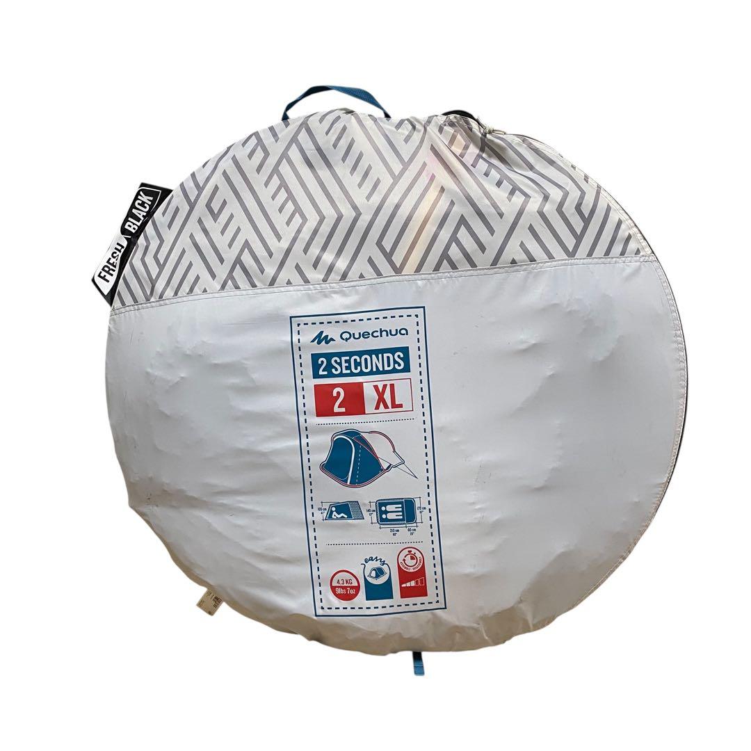 【美品】Quechuaケシュアポップアップテント2SECONDS 2XL 2人用