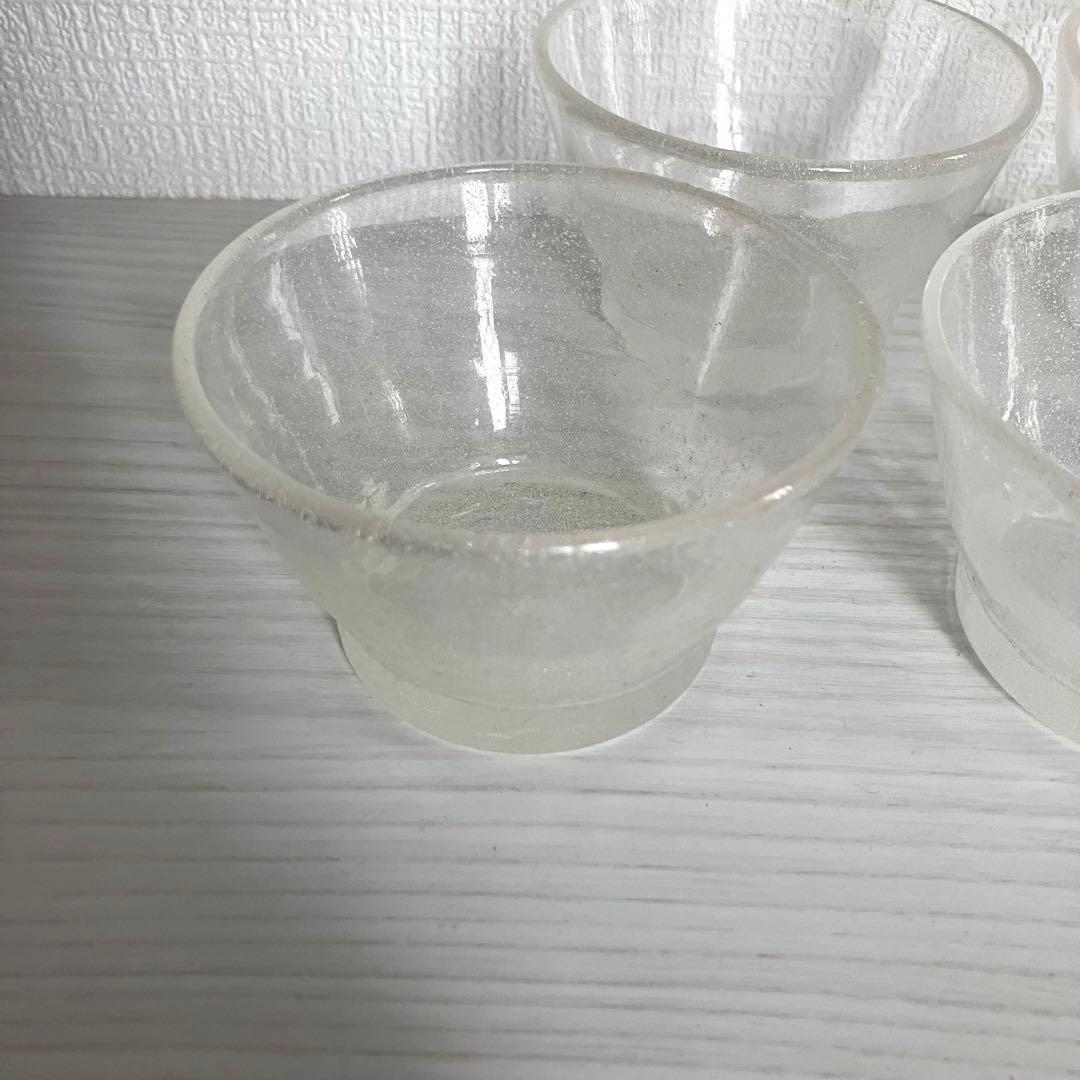 N*o様 39【倉敷ガラス】小谷眞三 白泡小鉢6点セット