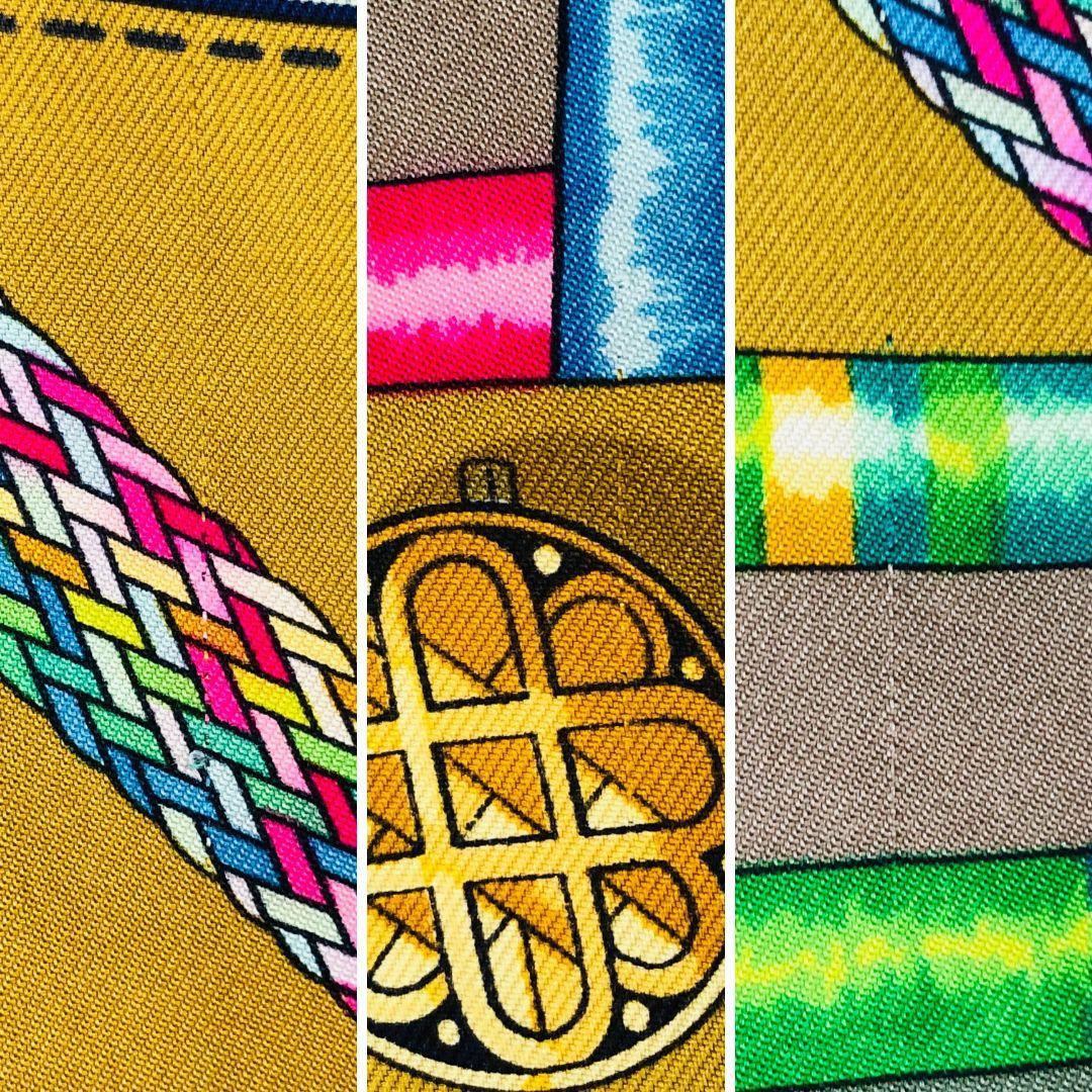 HERMES エルメス カレ90 Petite main スカーフ タグあり