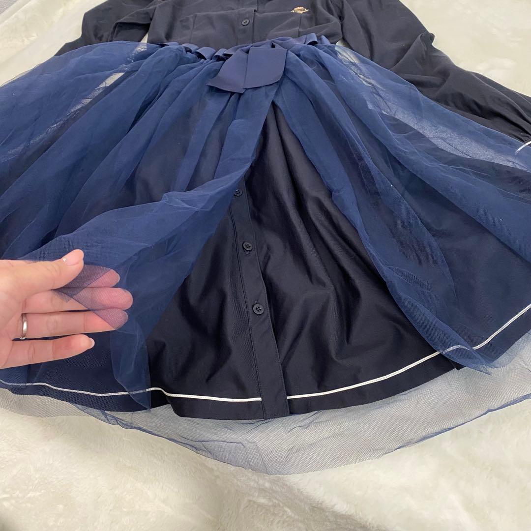 TOCCA 160ネイビー　ワンピース　ドレス　トッカ