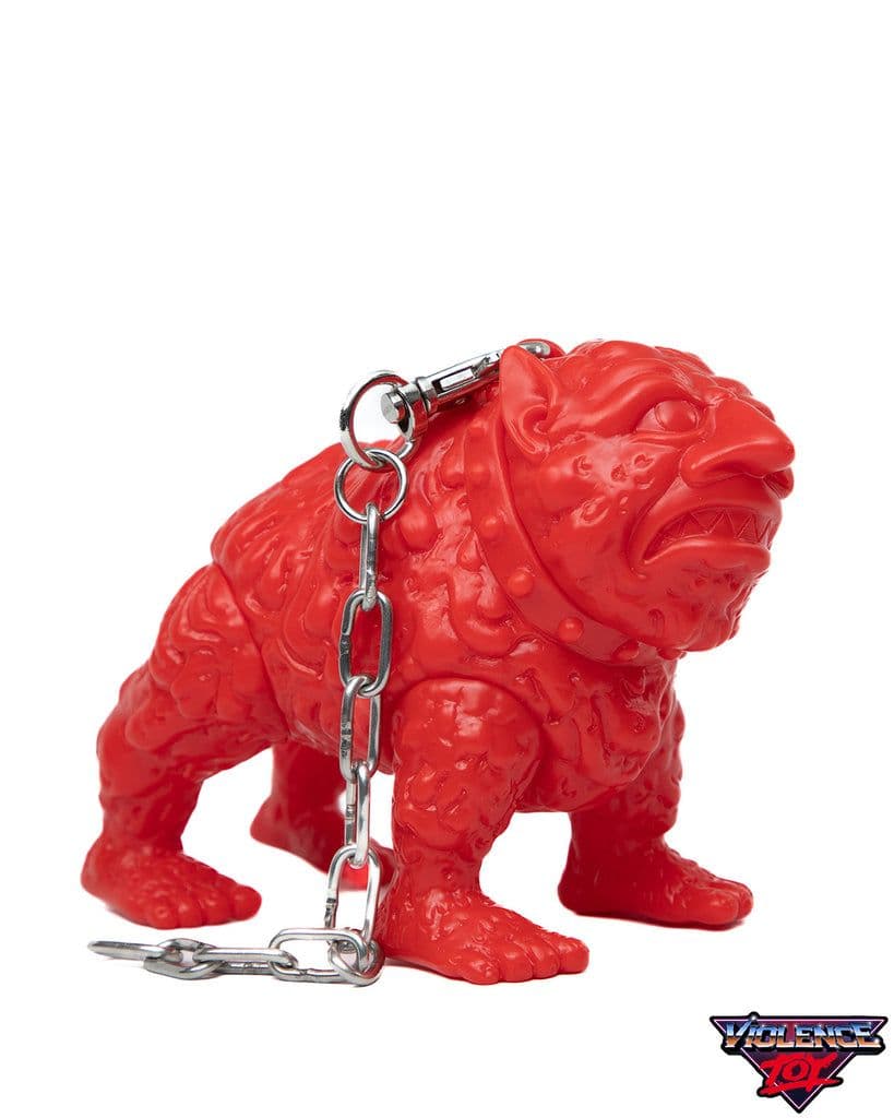 ○バイオレンストイ ミュータントコップ DK-9 赤 インディーズ ソフビ