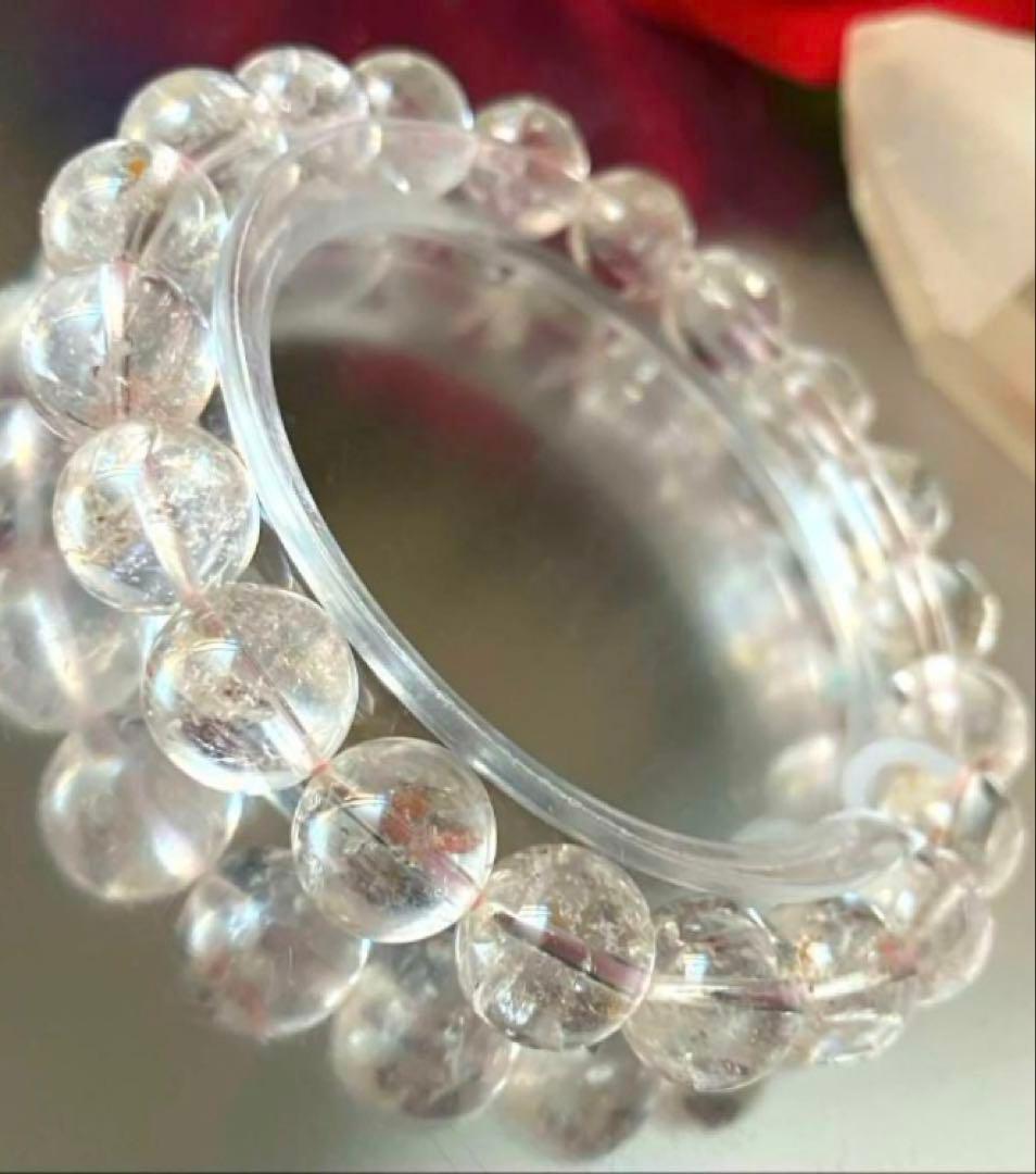 ローズクォーツ　極美品　オールドヒマラヤコレクション　約9.5〜9.9ミリ