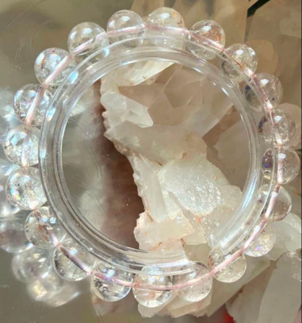 ローズクォーツ　極美品　オールドヒマラヤコレクション　約9.5〜9.9ミリ