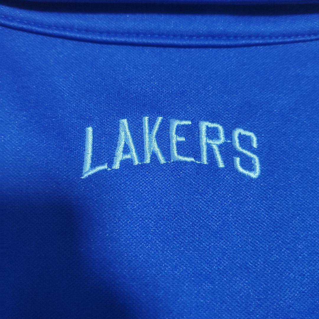 【KAI】Majestic　レイカーズシューティングシャツ　XL　刺繍ロゴ