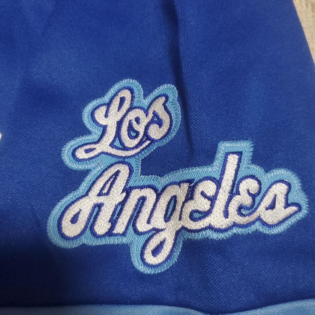 【KAI】Majestic　レイカーズシューティングシャツ　XL　刺繍ロゴ