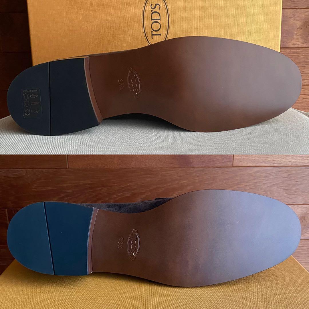 【TOD'S】トッズ ケイト レザー ローファー ヒール3.5 サイズ38.5