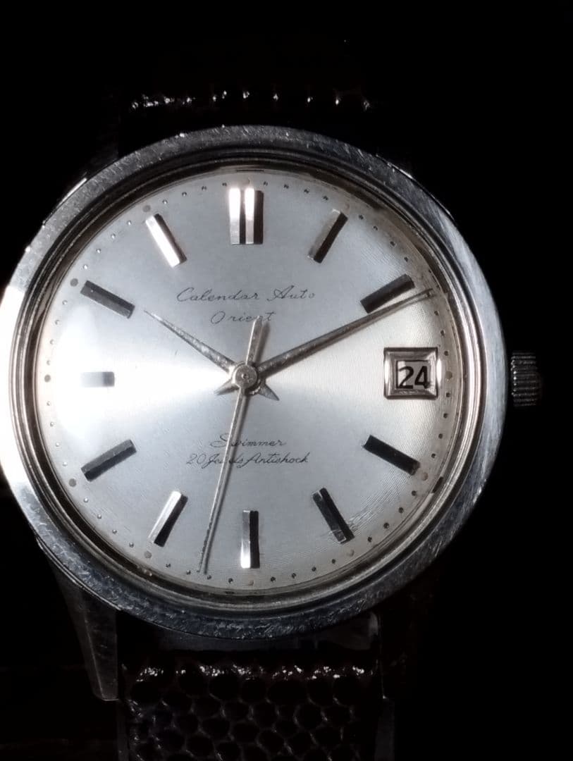 昭和国産腕時計【自動巻】カレンダーオート オリエント スイマー 20石