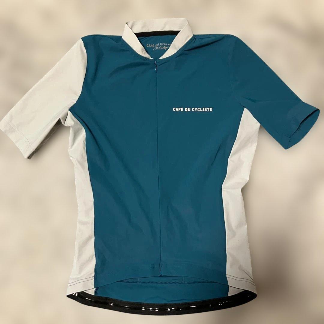 CAFÉ DU CYCLISTE 半袖サイクルジャージ S 青