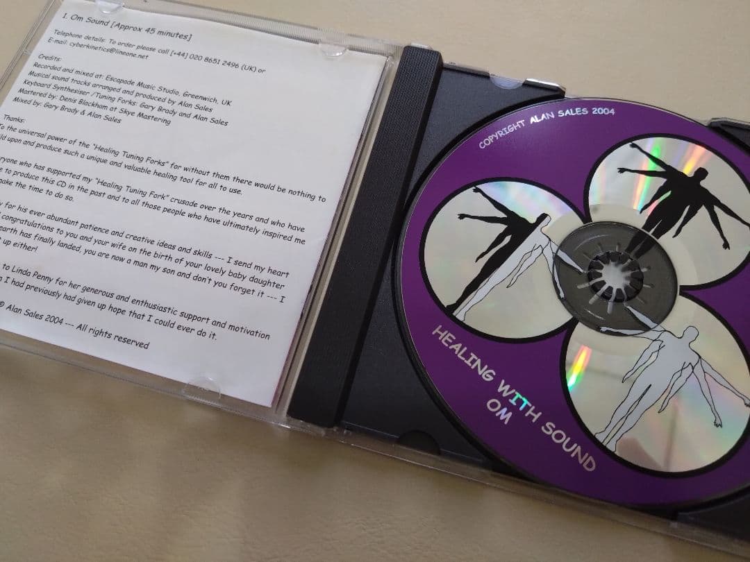 ま*蔵様 【希少品】14本組音叉（カバラ神の音）＆CD(オーム音）