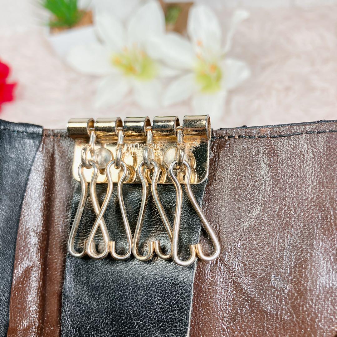 激レア CHANEL キーケース 4連 マトラッセ ヴィンテージ 真贋済み