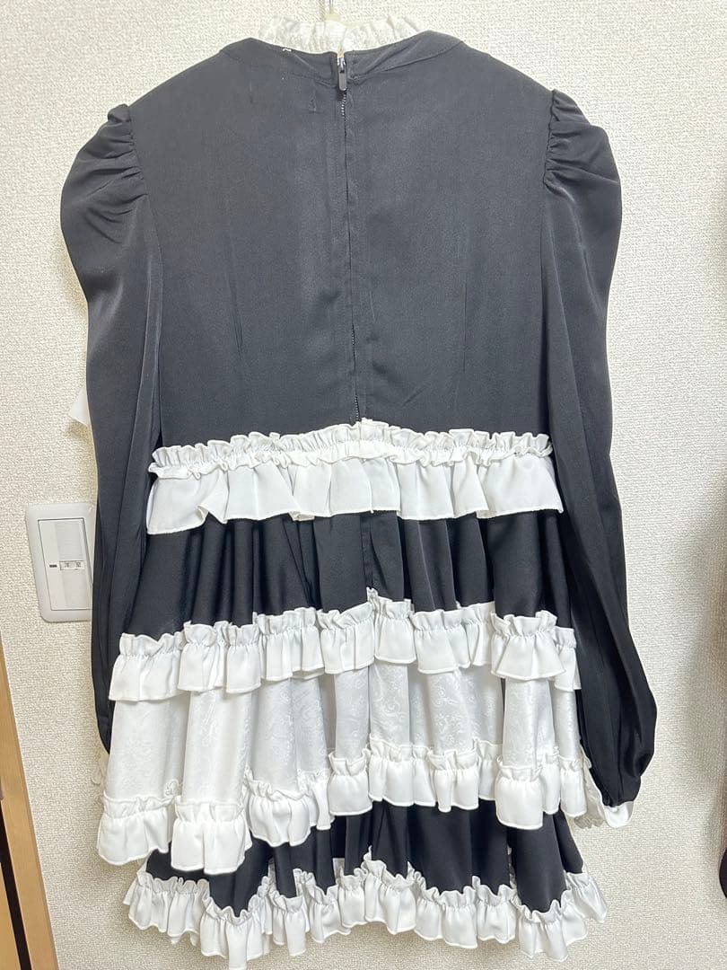 正規品 フリルに埋もれて見る悪夢ドレス DimMoire ブラック Mサイズ