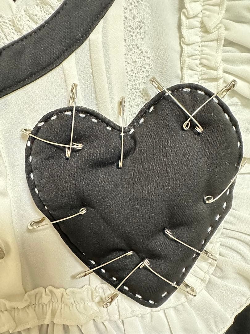 正規品 フリルに埋もれて見る悪夢ドレス DimMoire ブラック Mサイズ