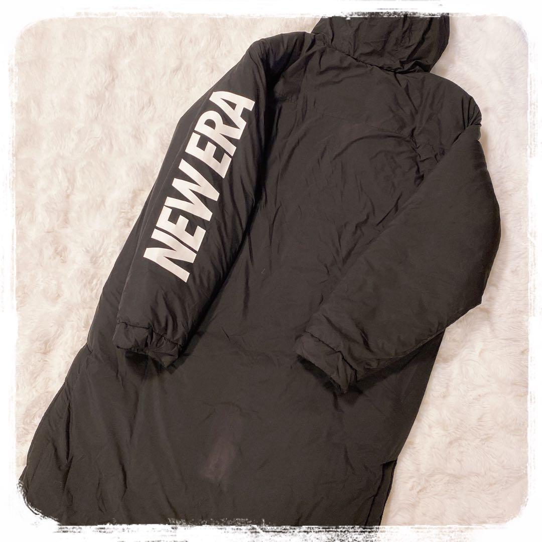 NEW ERA ロング ベンチコート ブラック XL ニューエラ