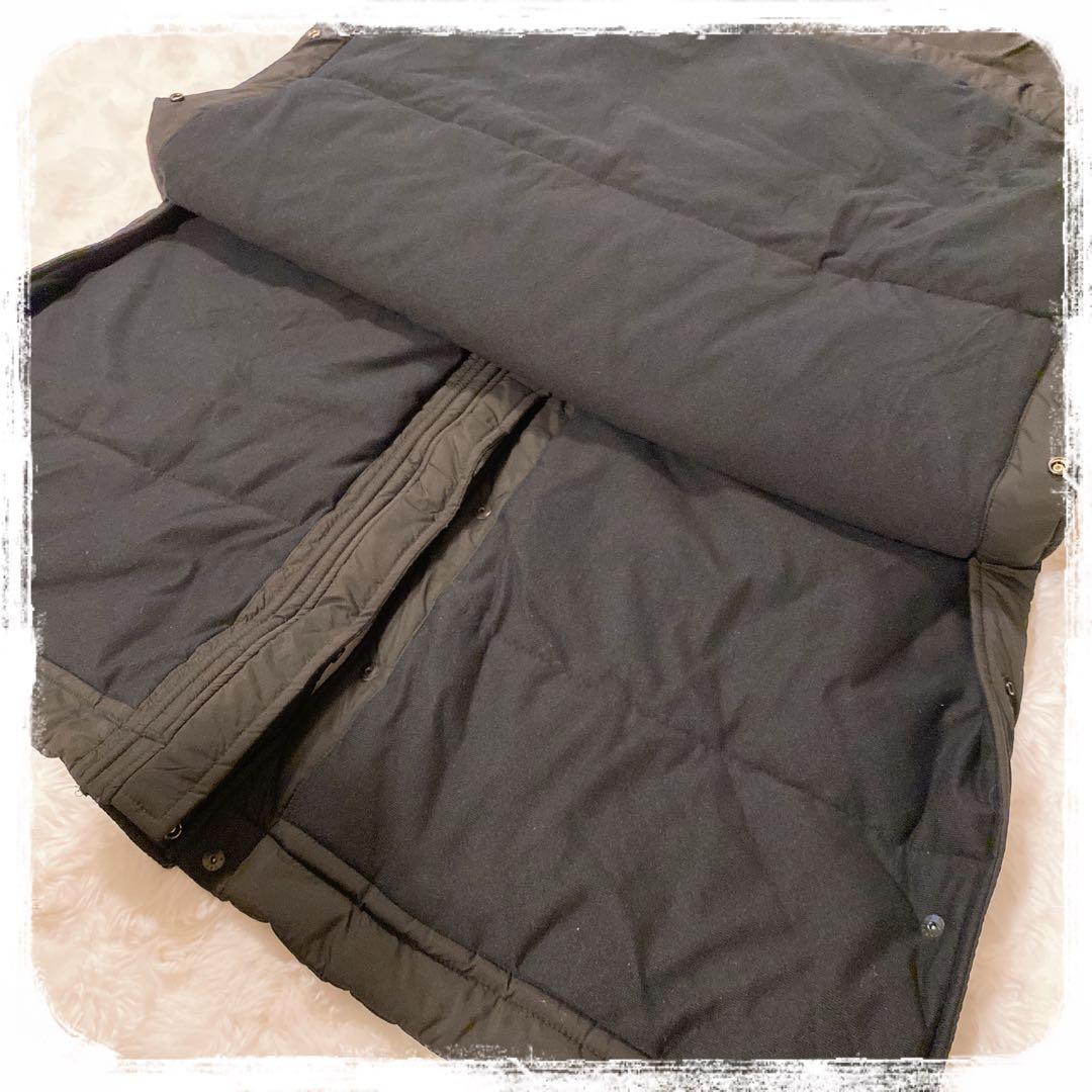 NEW ERA ロング ベンチコート ブラック XL ニューエラ