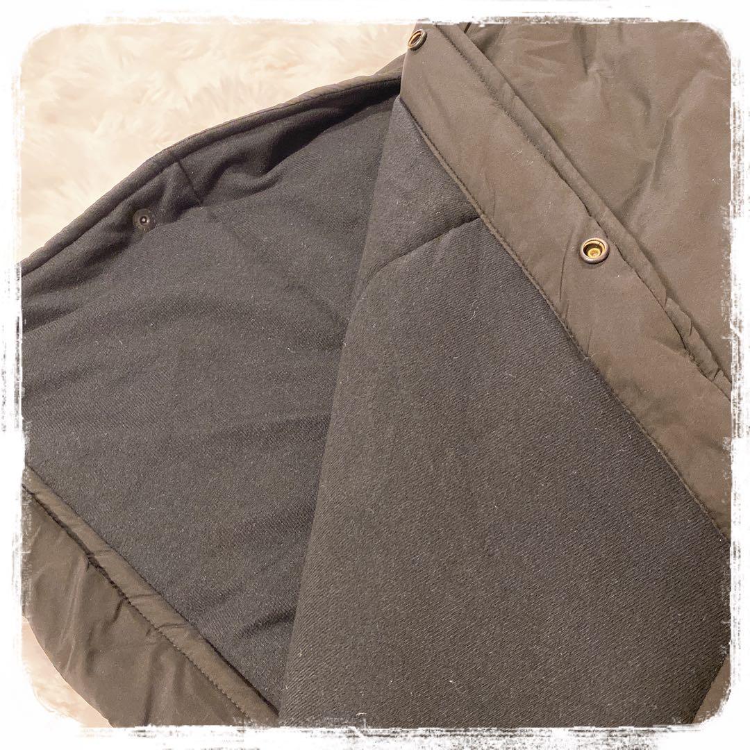 NEW ERA ロング ベンチコート ブラック XL ニューエラ