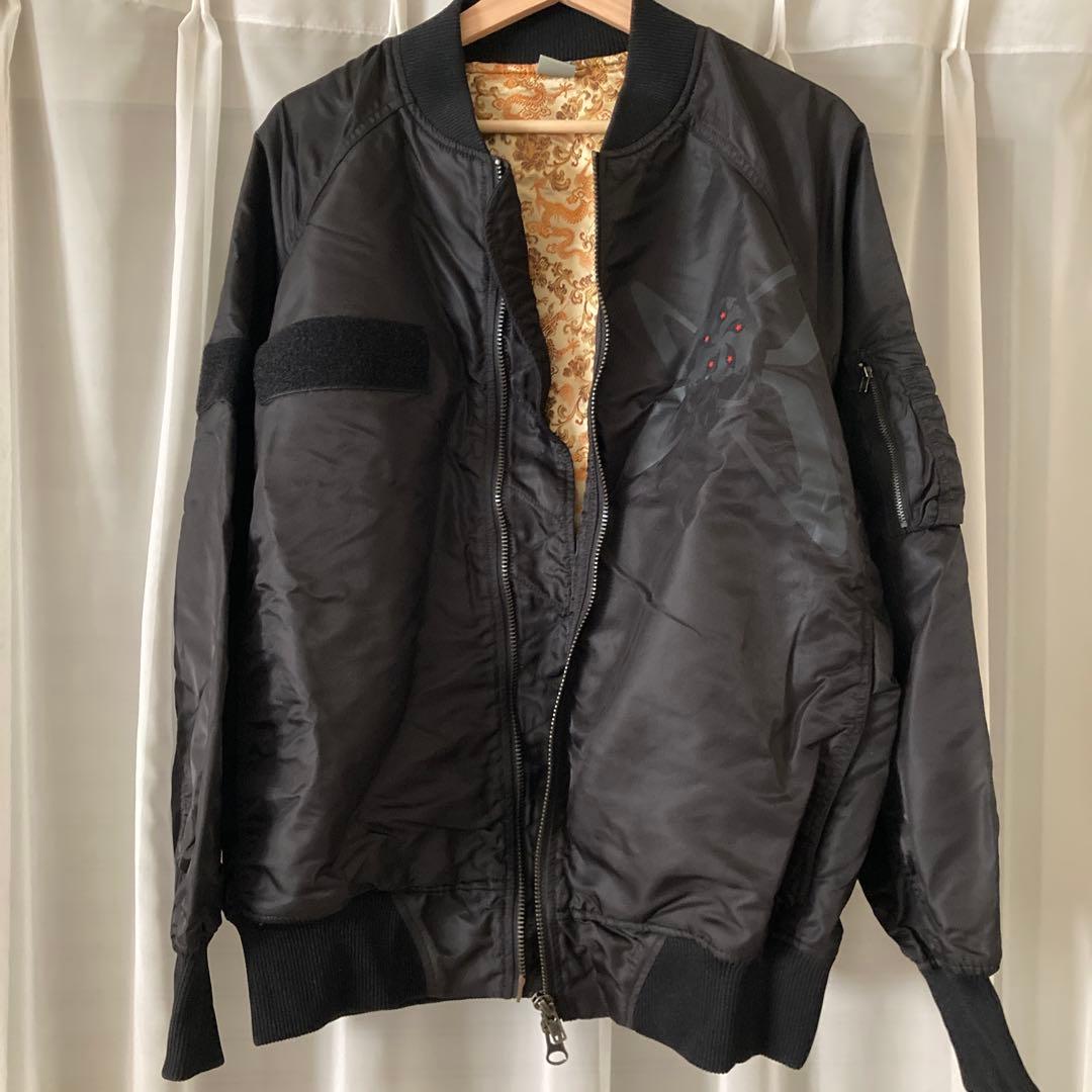 MA-1フライトジャケット 赤い星刺繍