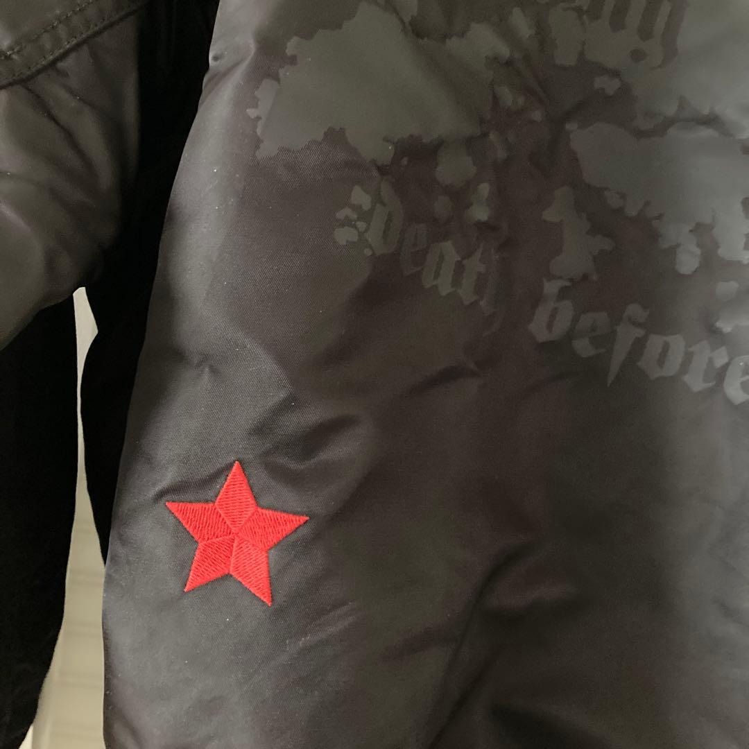 MA-1フライトジャケット 赤い星刺繍