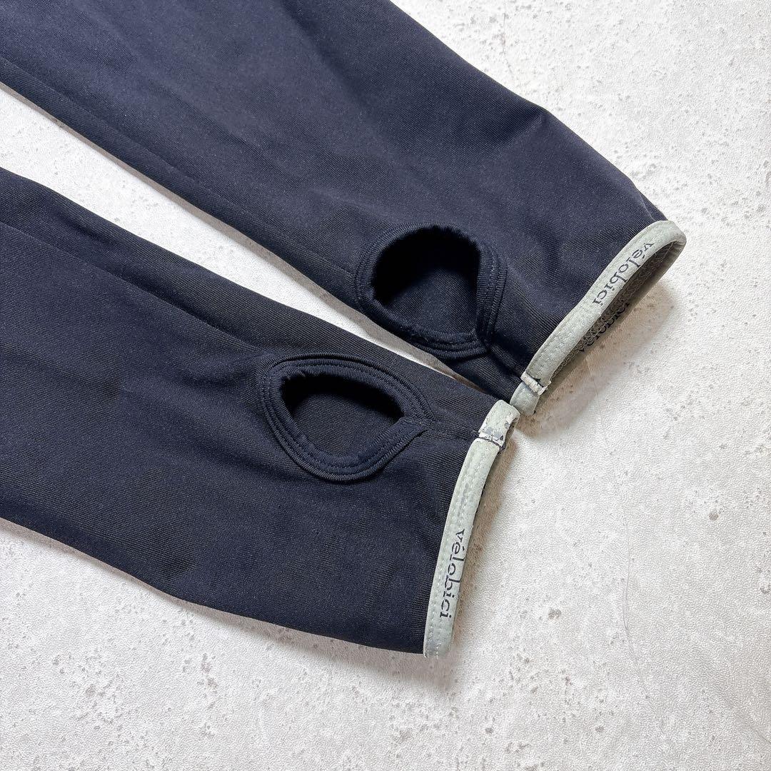 ヴェロビチ　サイクルジャージ　ジャケット　フルジップ　防風性◎　サムホール袖　黒