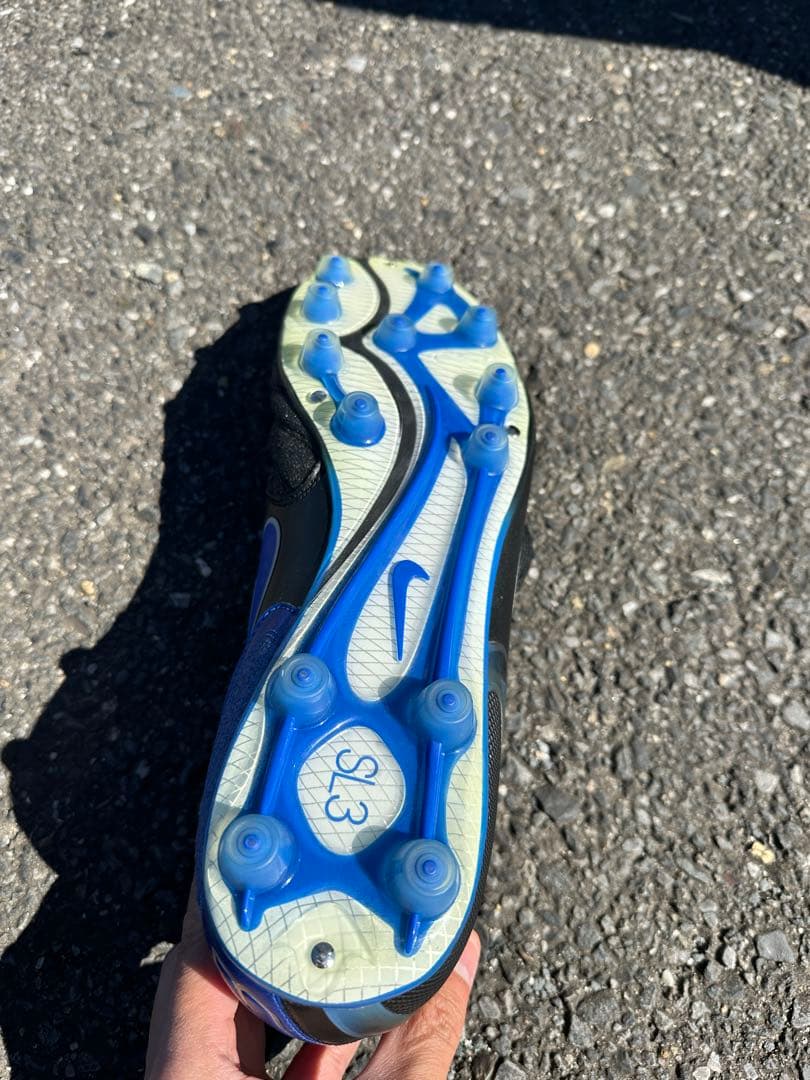 ナイキ ティエンポ スーパーリゲラ III HGE AF(ブラック×ブルー)