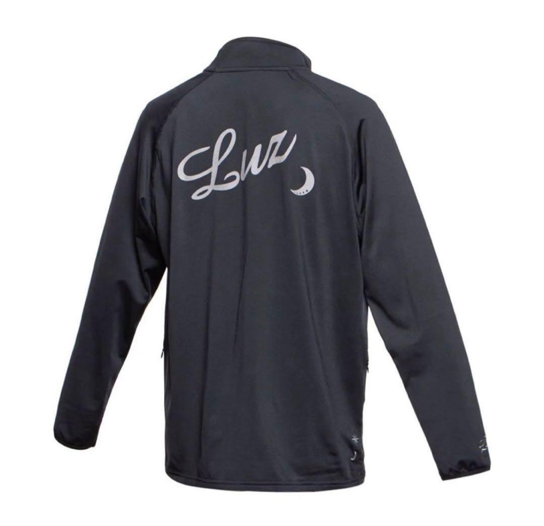 ルースイソンブラ ハーフジップ ブラック Lサイズ