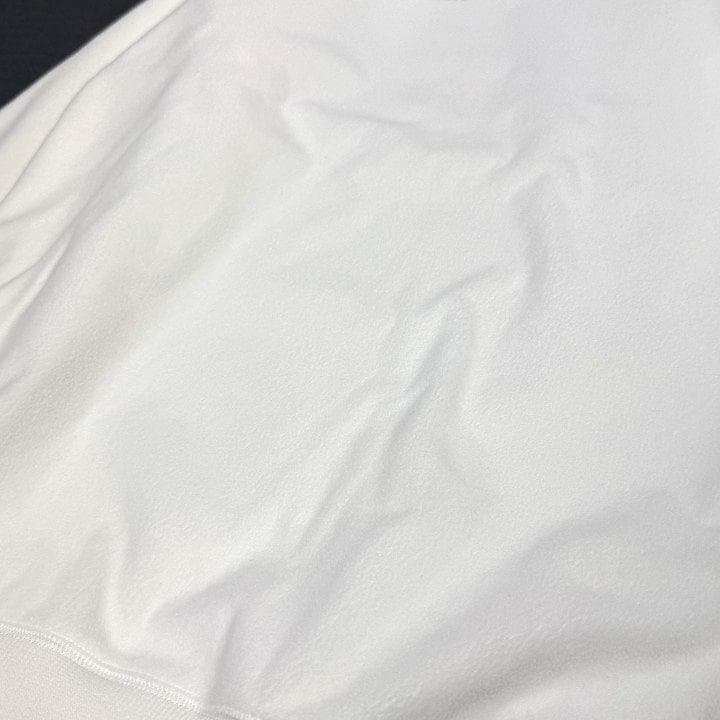 新品 ピン ゴルフ クルーネック フリース 3層ボンディング ホワイト 3L