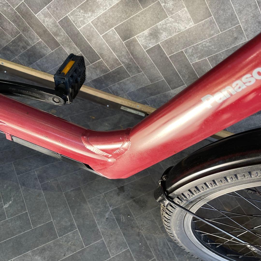 バーガンディ 電動アシスト自転車 シティタイプ