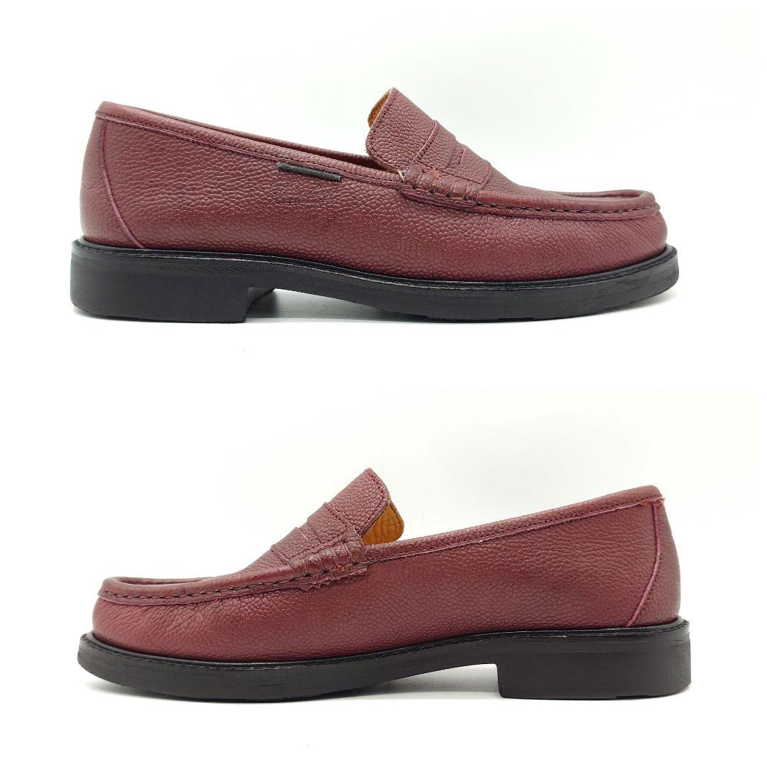 Paraboot パラブーツ シボ革レザー レディース ローファー 24cm相当