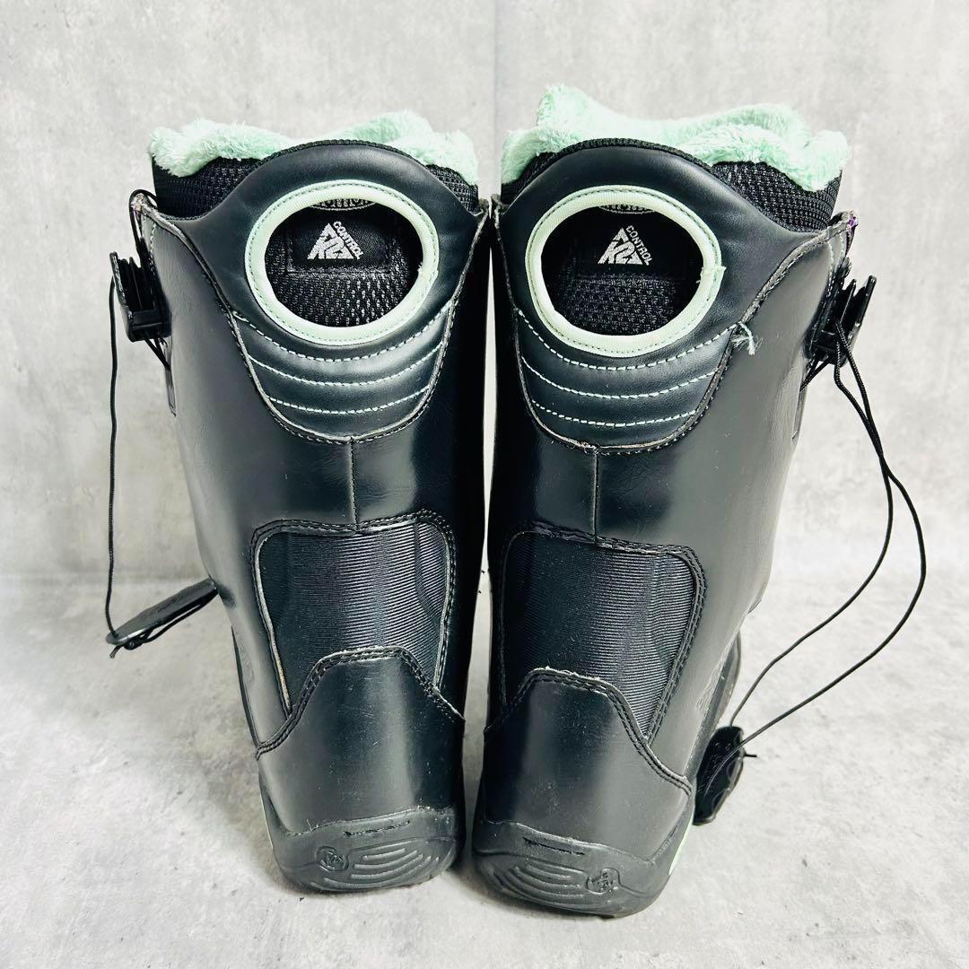 K2 スノーボード ブーツ ボア 24.5cm スノボ BOA ケーツー 黒