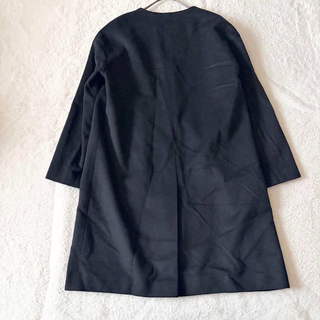 6189 美品 2024AW アンタイトルプレミアム ノーカラーコート カシミヤ