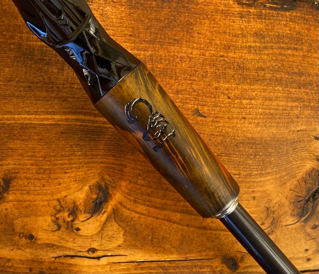 ベイトロッド　C702ML バスロッド　バス釣り　トラウト　ウッドグリップ