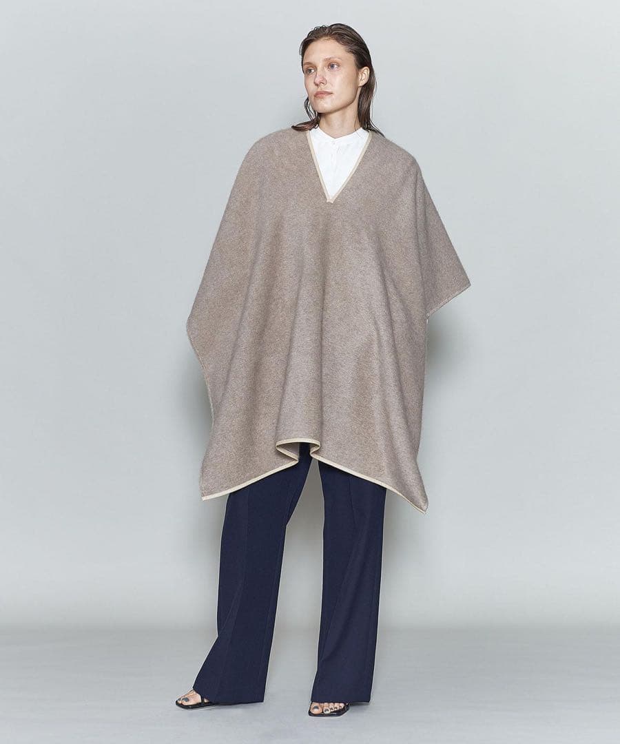 6(ROKU)ロク CASHMERE PONCHO STOLE/カシミヤストール