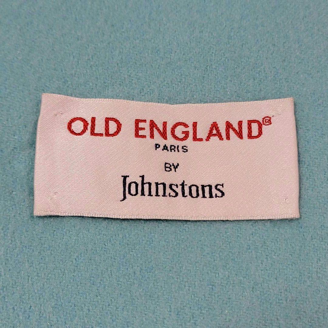 オールドイングランド別注 ジョンストンズ 大判 カシミヤ100% ストール