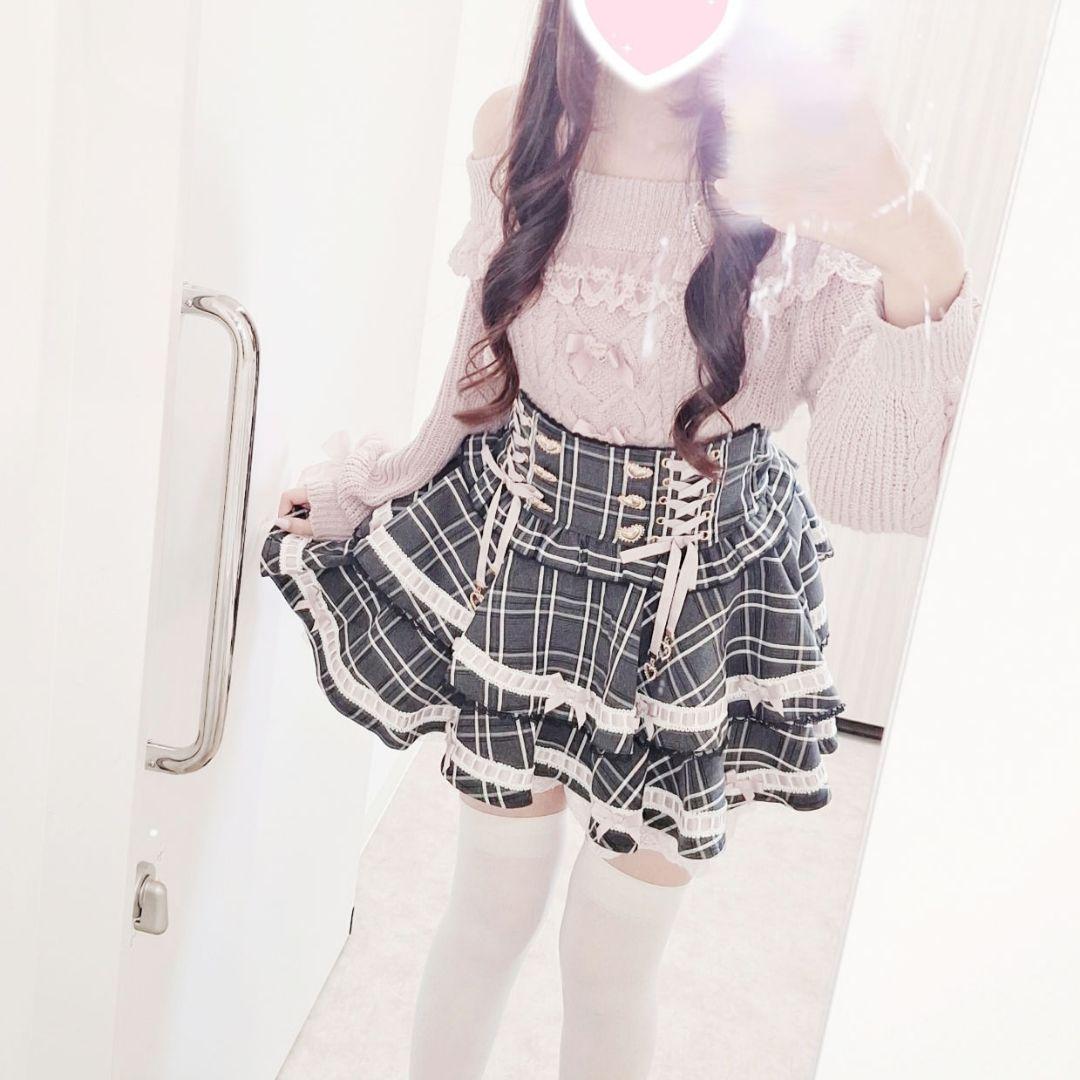 【期間限定値下げ】LIZLISA はしごリボンチェックティアードスカパン