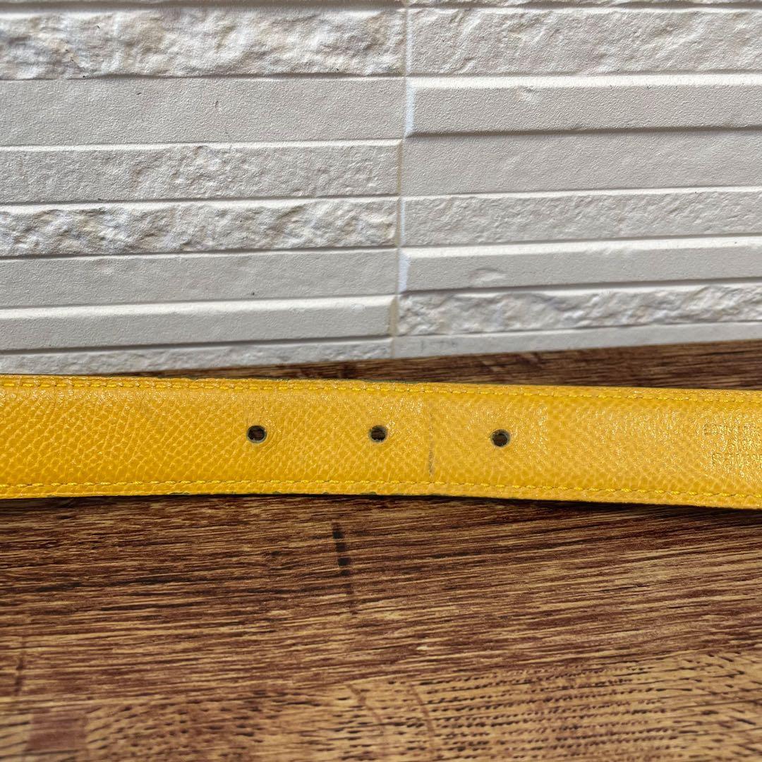 エルメス レザー Hバックル コンスタンス ベルト ゴールド金具 ブラック