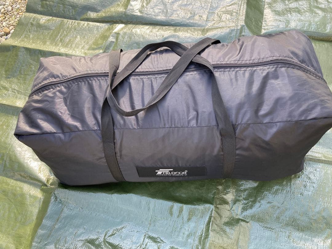 FIELDOOR トンネルテント480 ライトベージュ　UVカット 3〜4人用