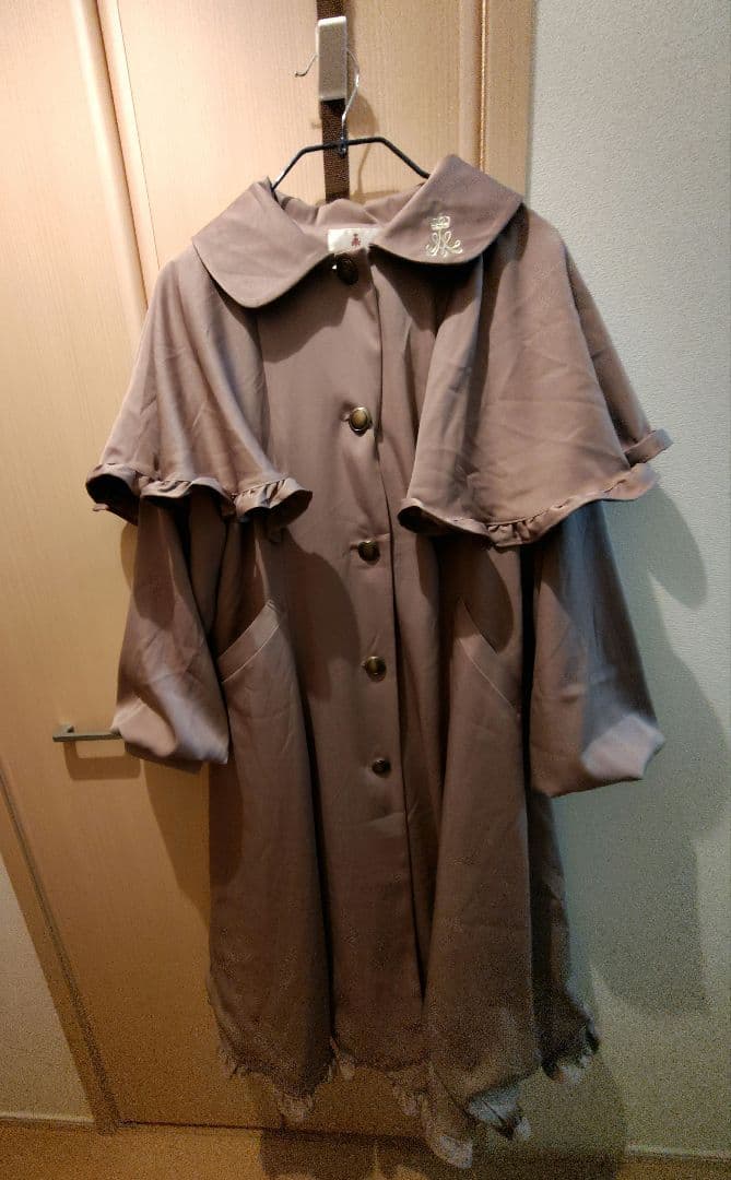 しまむら 青木美沙子 ニナス ケープ付ロングコート NINA'S タグ付き LL