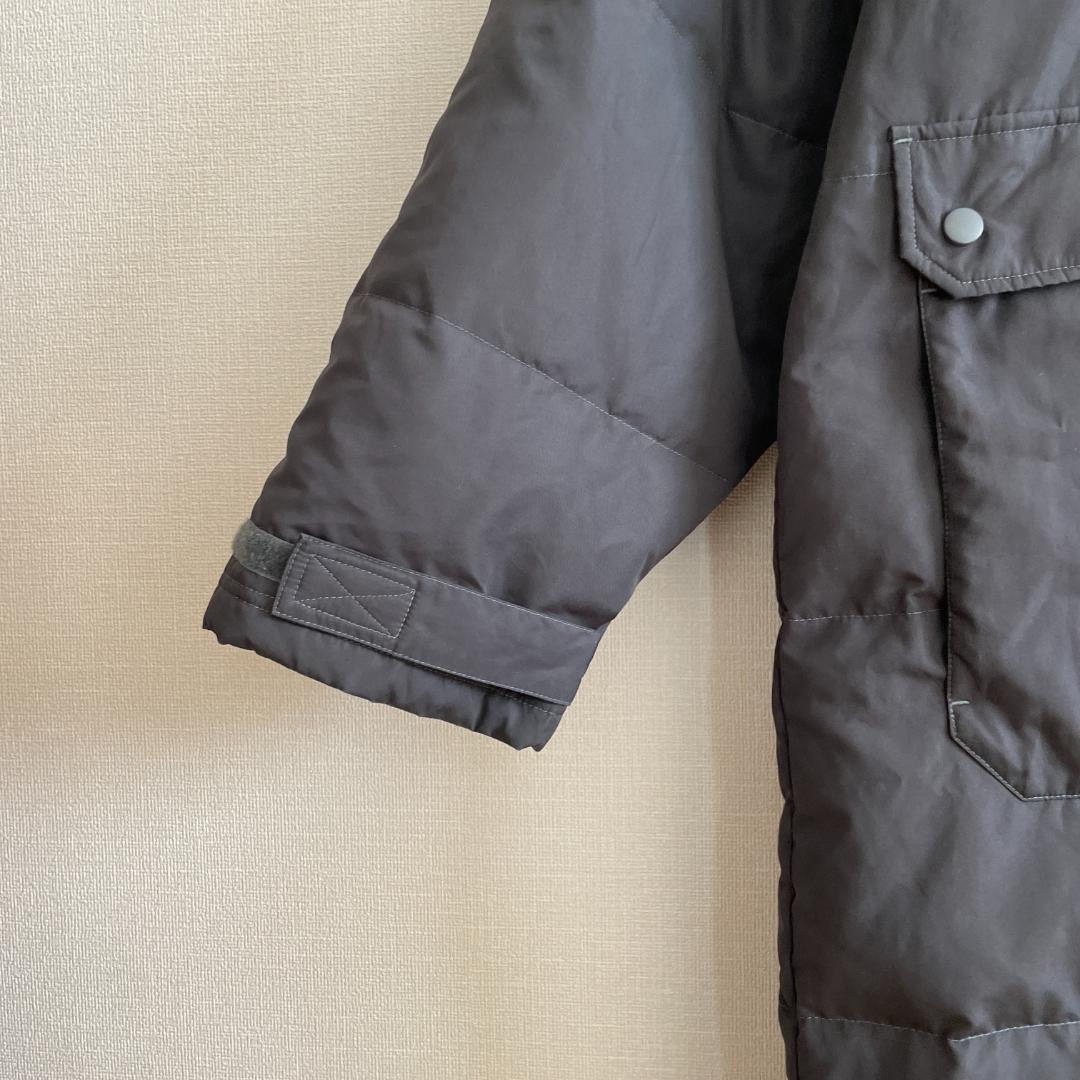 MIZUNO ミズノ　刺繍　ダウンコート　ベンチコート　XL　フード　ブラック