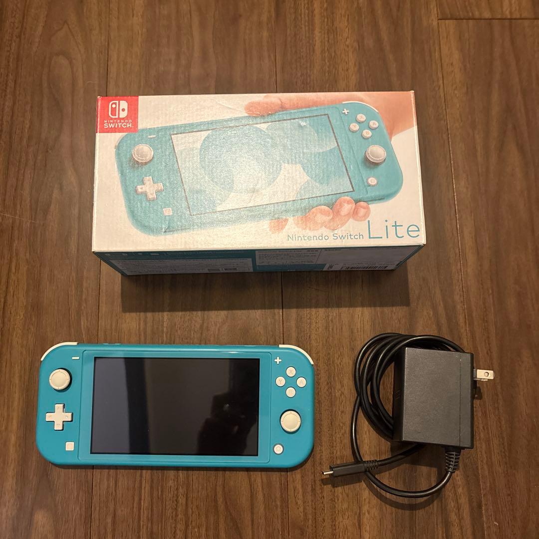 Nintendo Switch Lite本体 ターコイズ ACアダプターあり