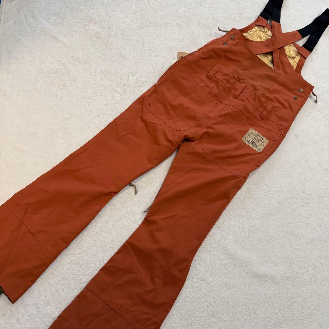バートン WZ ZEALOUS PT/151051 ビブパンツ タグ付 オレンジ