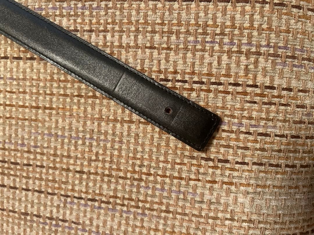 レッド ブラック レザーベルト