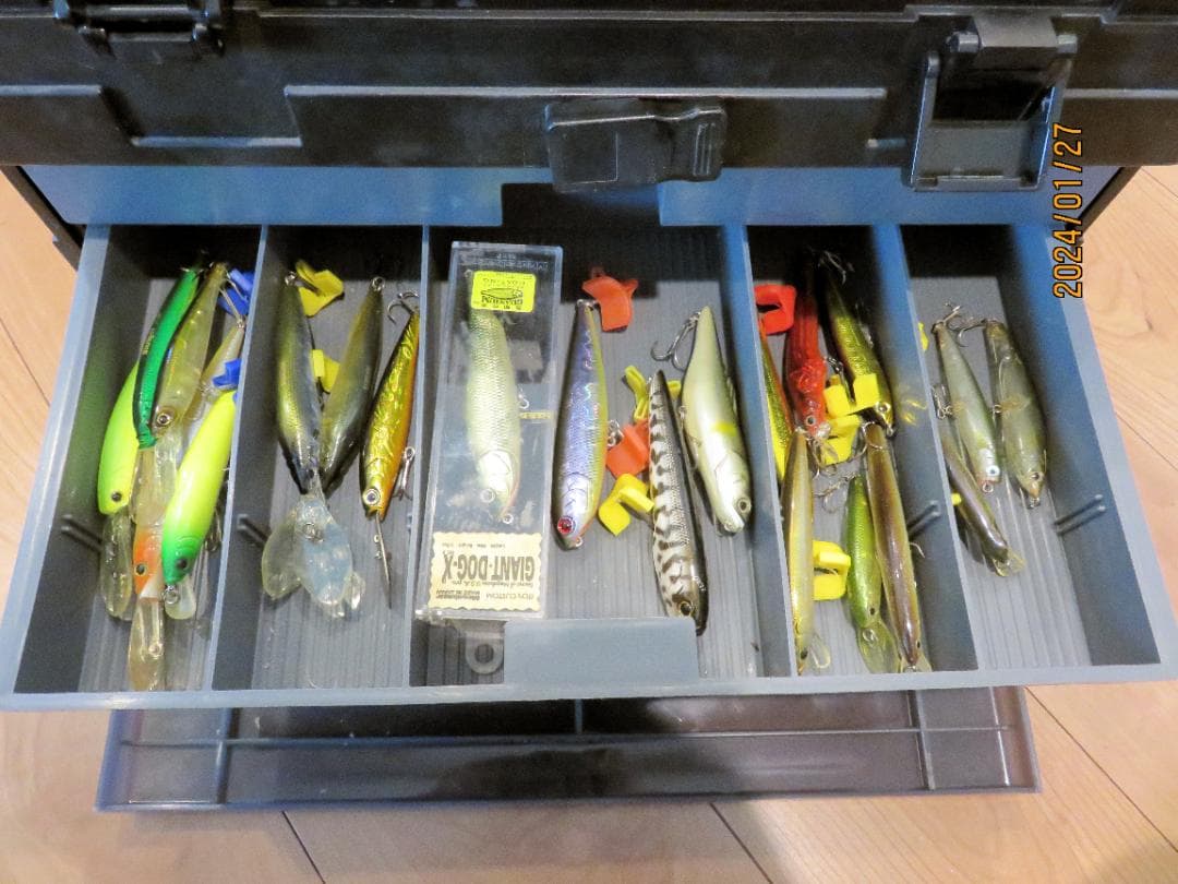 ルアー　ワーム　ボックス　GAIANT-DOG-X 　引退セット バス釣り