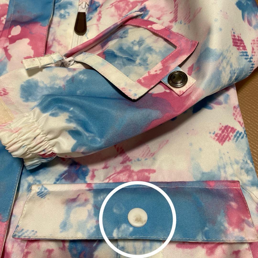 キッズ　スノーボードウェア上下セット　姉妹コーデ　110㎝ 140㎝　グローブ付