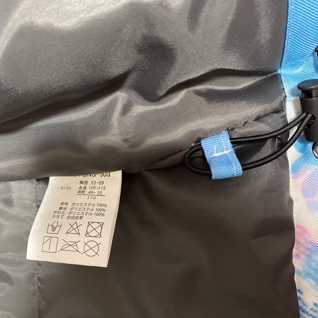 キッズ　スノーボードウェア上下セット　姉妹コーデ　110㎝ 140㎝　グローブ付