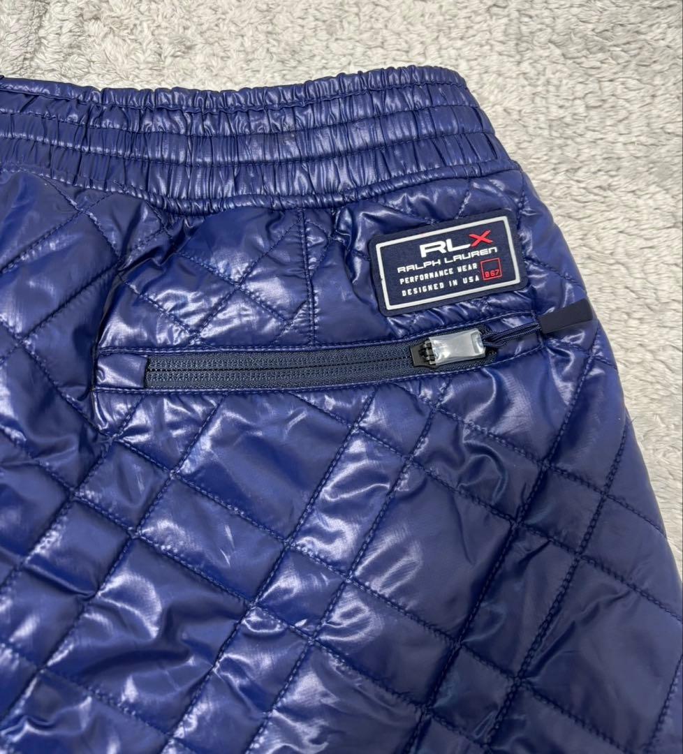 トーノコーシャ  RLX 中綿キルティングパンツ 冬用 ネイビー メンズ