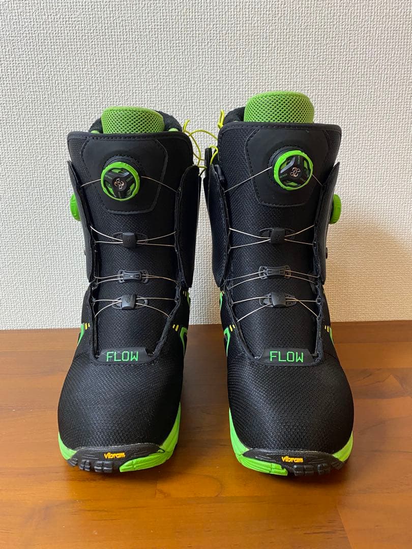 【美品】FLOW HYLITE(最上級モデル)スノーボードブーツ27cmダイヤル