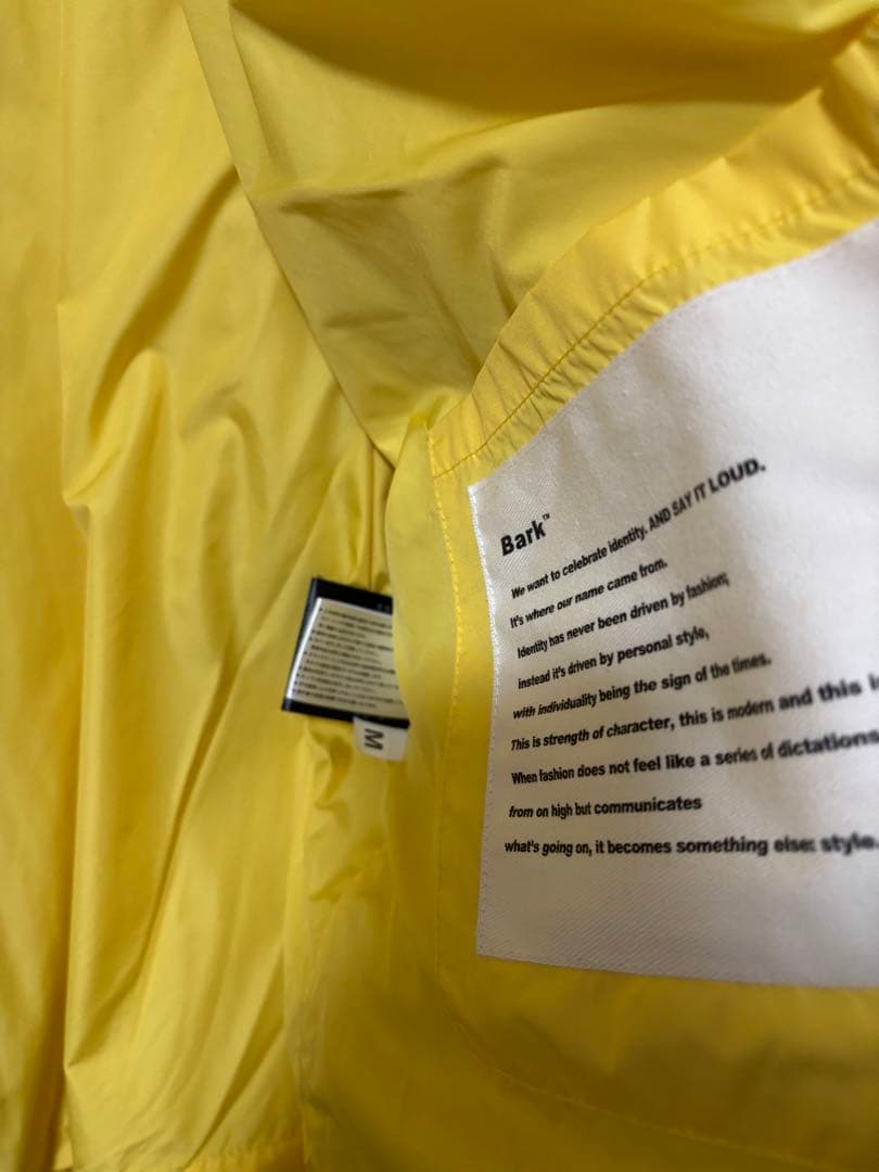 【希少】✨美品✨Bark バーク ニットダッフルコート　アウター　イエロー